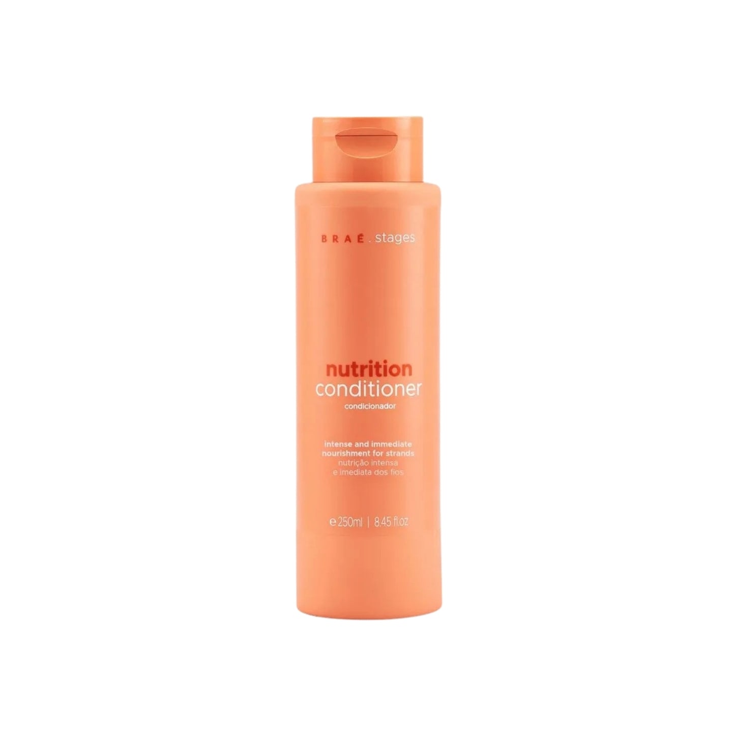 Condicionador Braé Stages Nutrition Hidratação Cabelos Danificados 250 ml