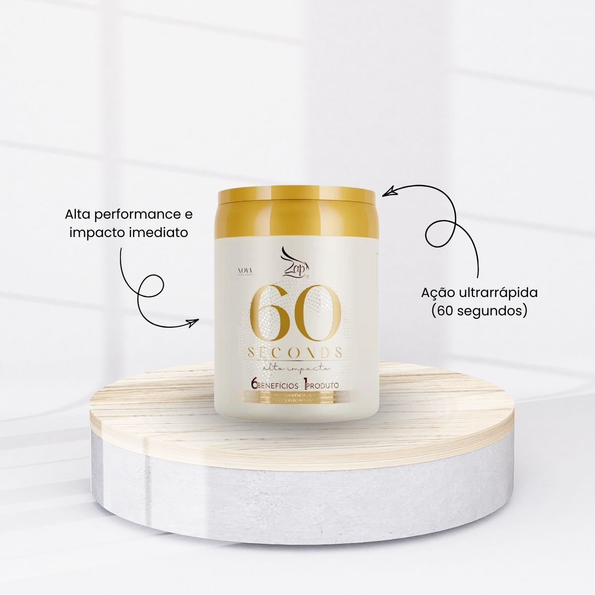 Máscara Zap 60 Seconds Alto Impacto 950 g