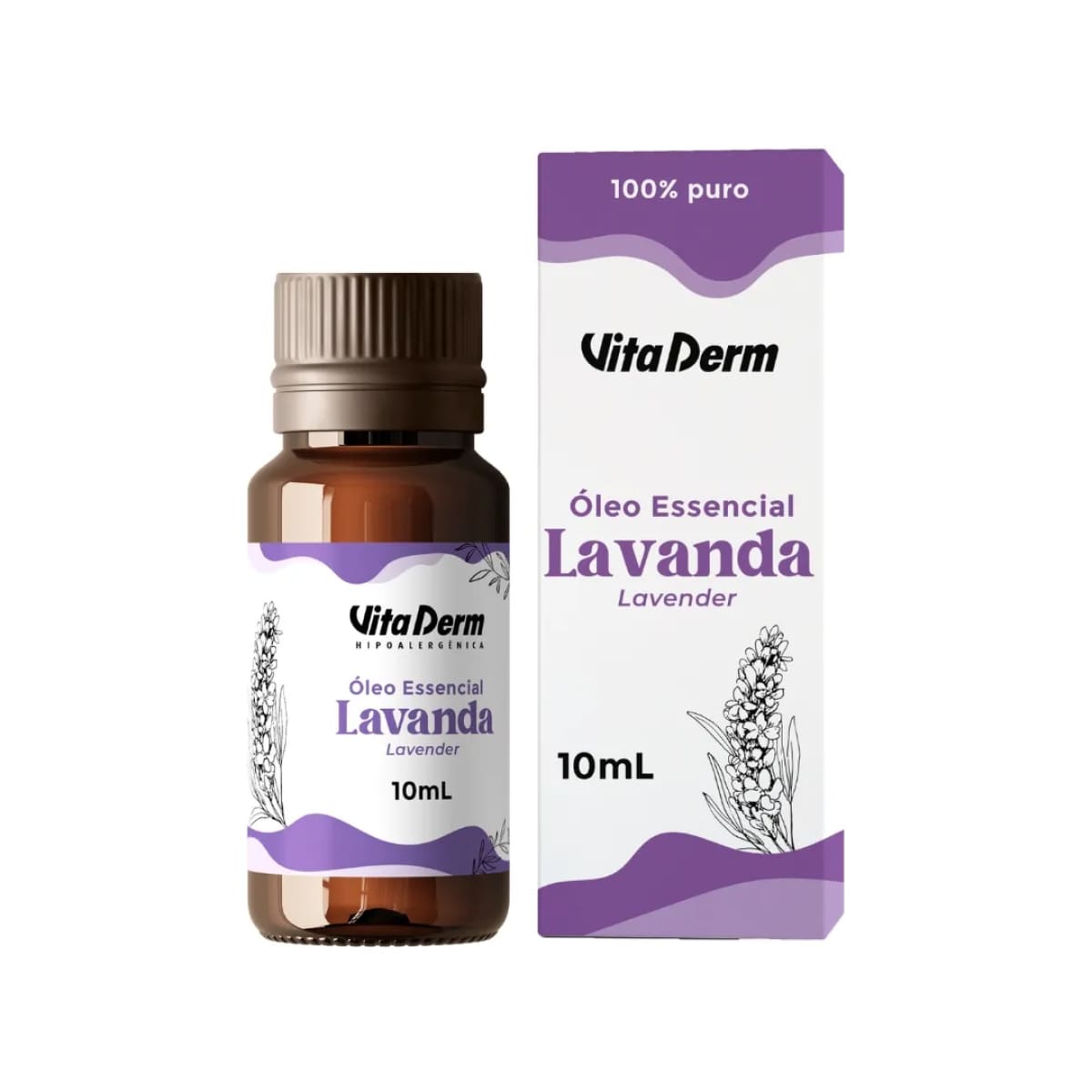 Oleo Essencial Vita Derm de Lavanda 10 ml