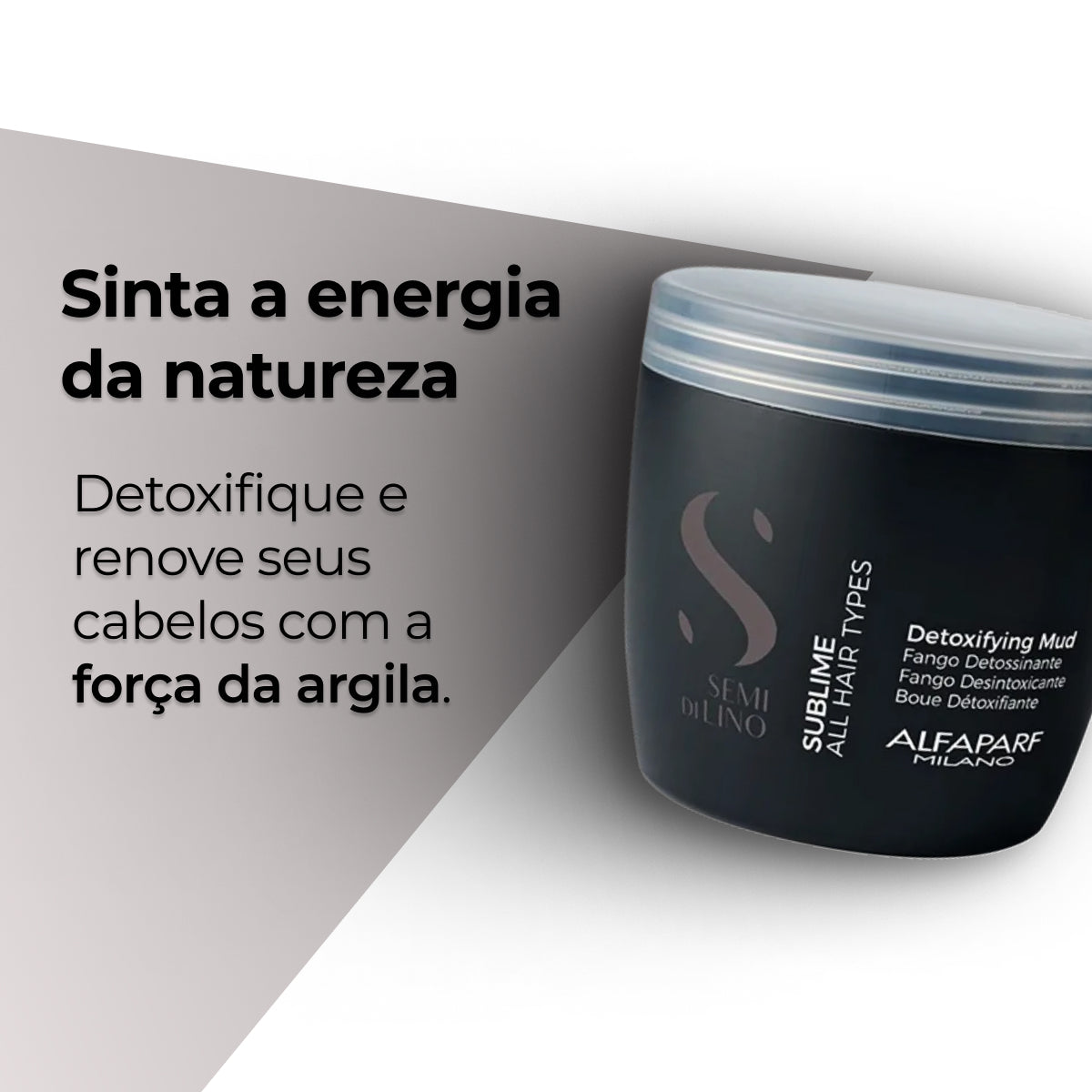 Alfaparf Semi di Lino Sublime Detoxifying Mud Tratamento Capilar 500 ml