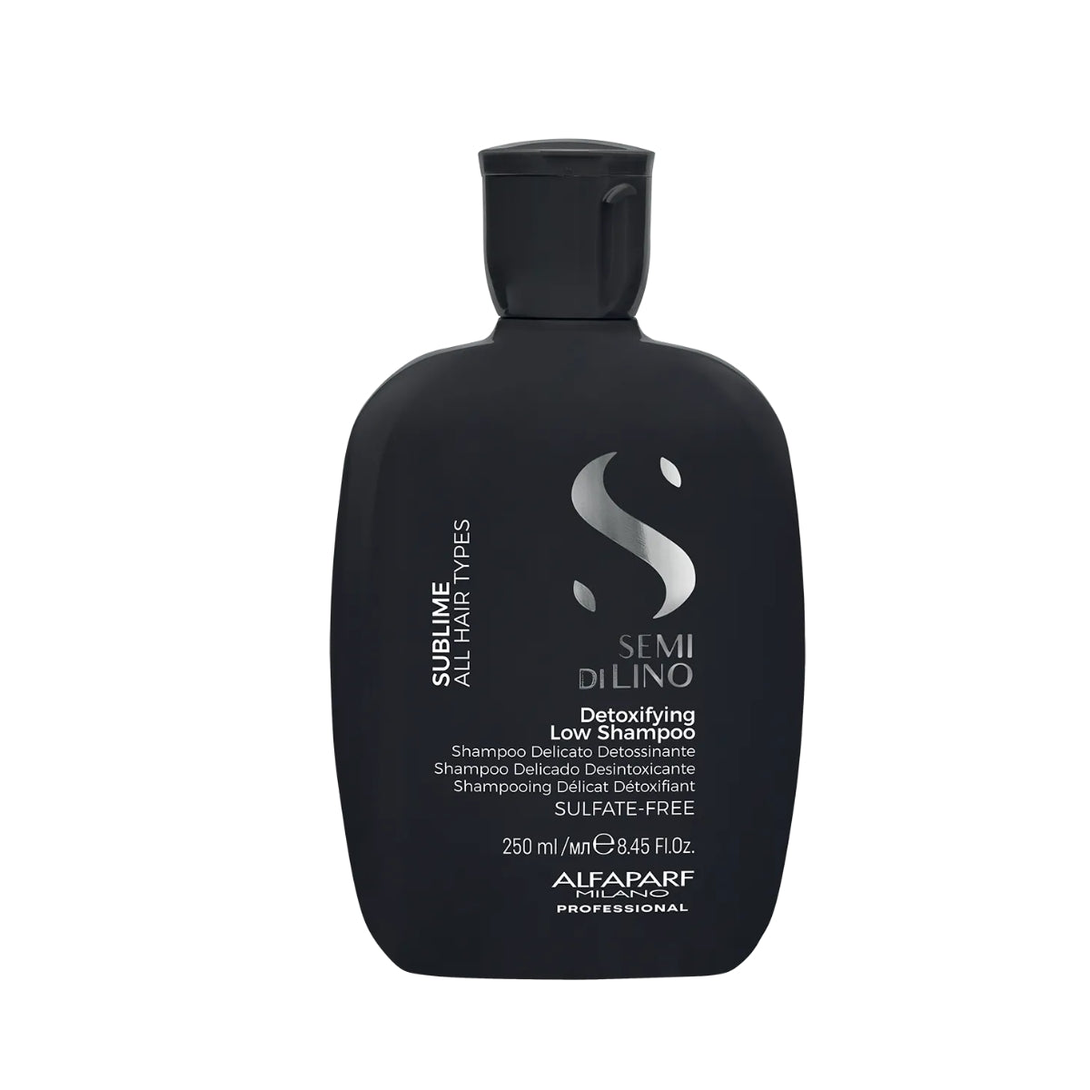 Shampoo Antirresíduo Alfaparf Semi di Lino Sublime Detoxifying Low 250 ml