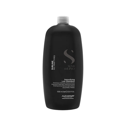 Shampoo Antirresíduo Alfaparf Semi di Lino Sublime Detoxifying Low 1 Litro