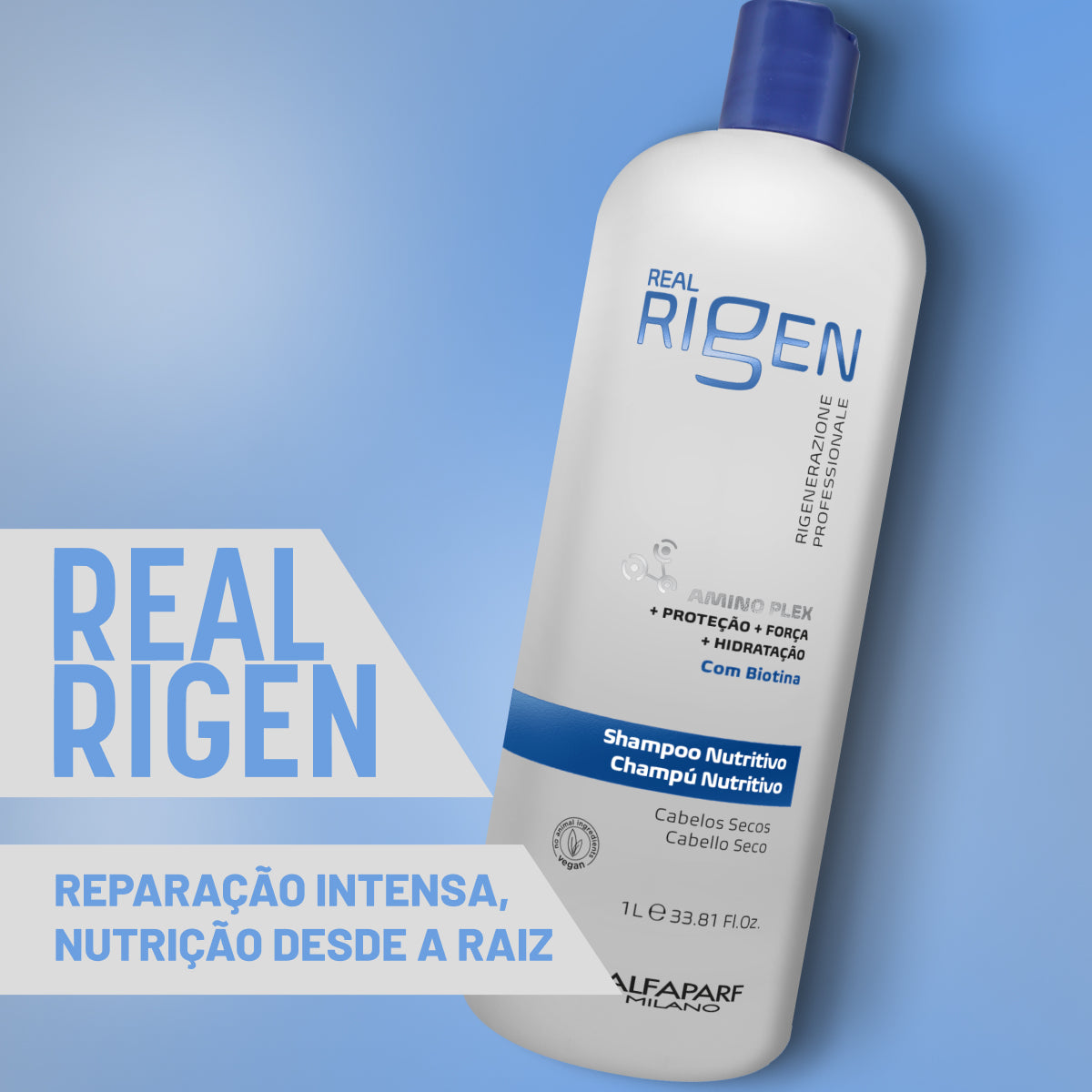 Shampoo Alfaparf Real Rigen Nutritivo Shampoo Hidratante 1 Litro