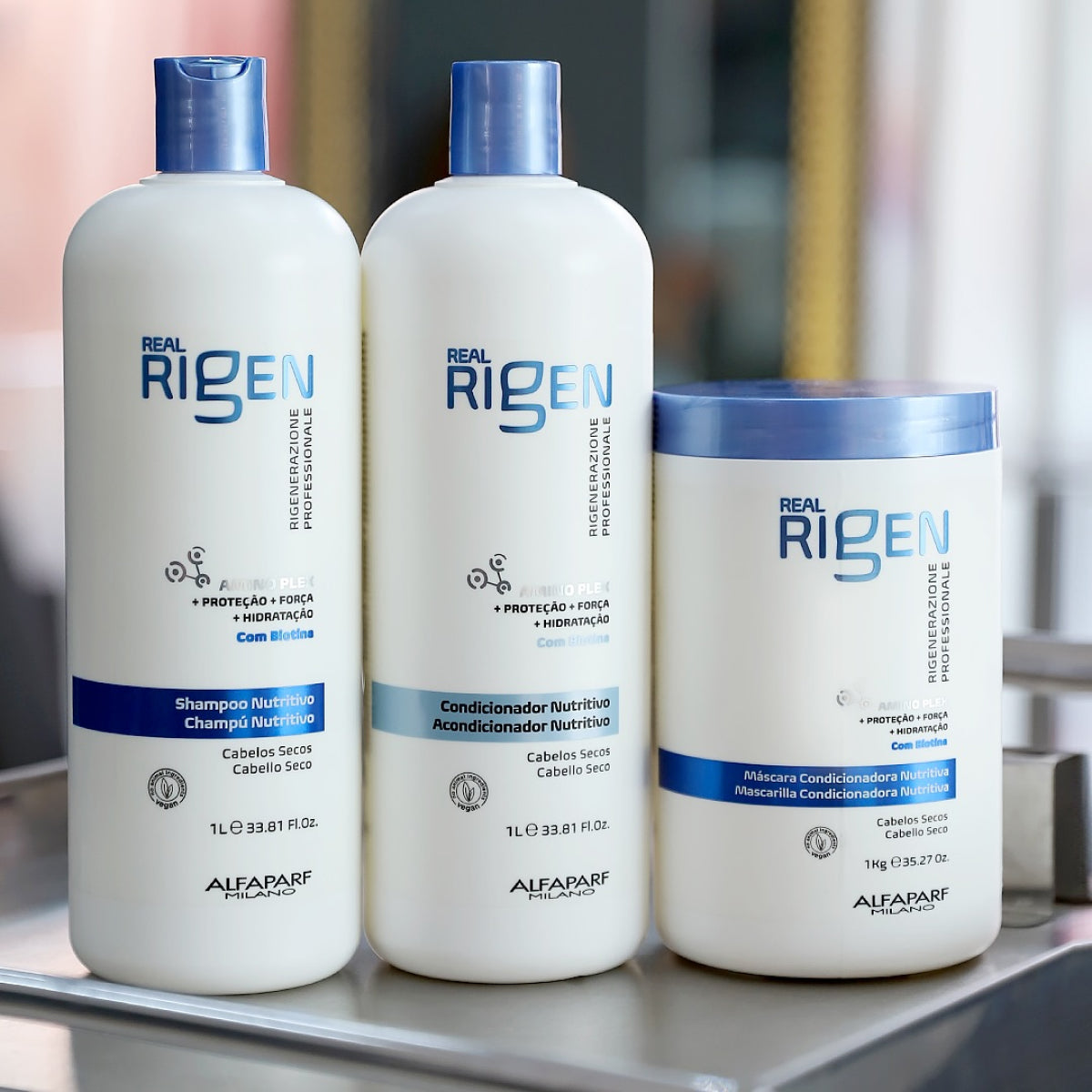 Shampoo Alfaparf Real Rigen Nutritivo Shampoo Hidratante 1 Litro