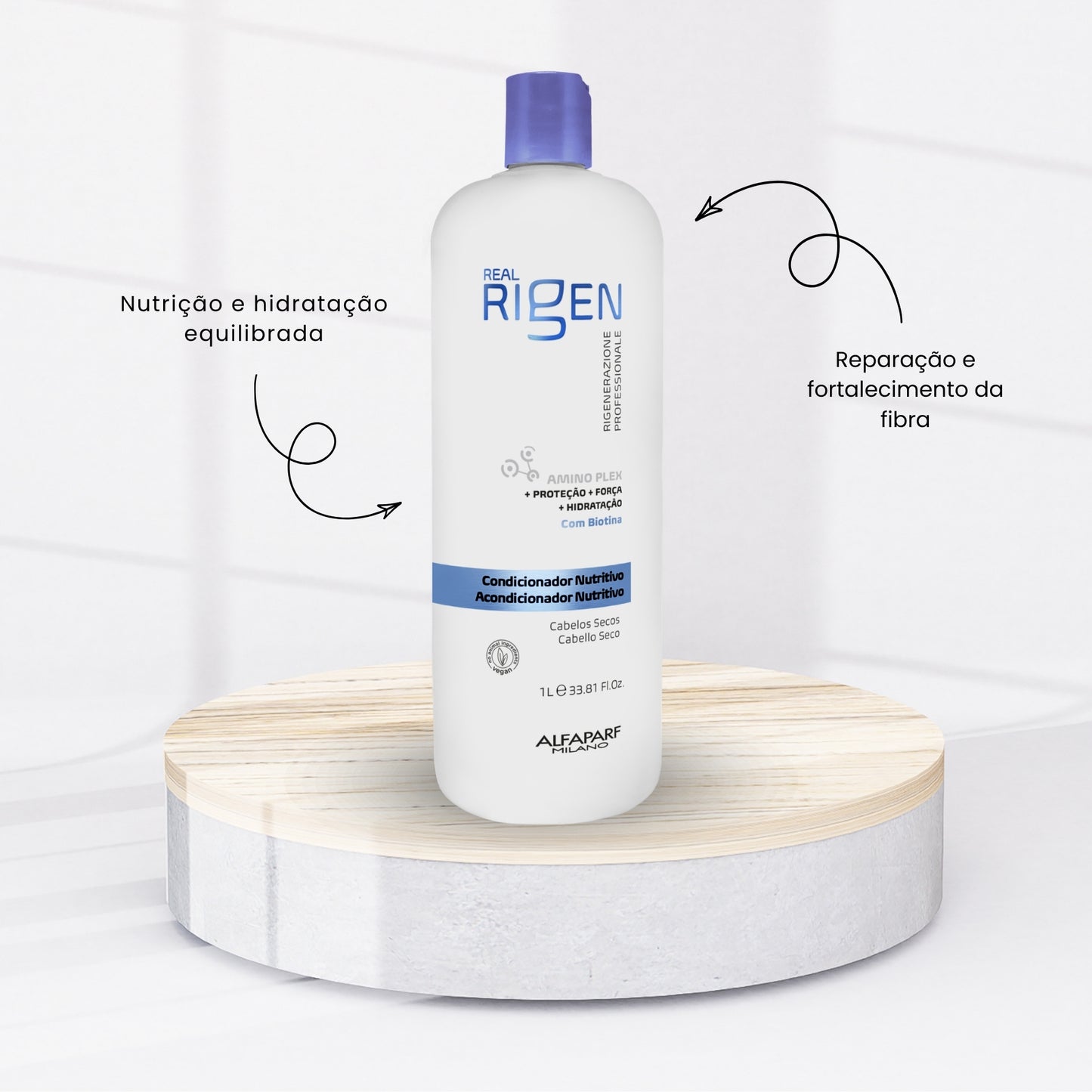 Condicionador Alfaparf Real Rigen Nutritivo 1 Litro