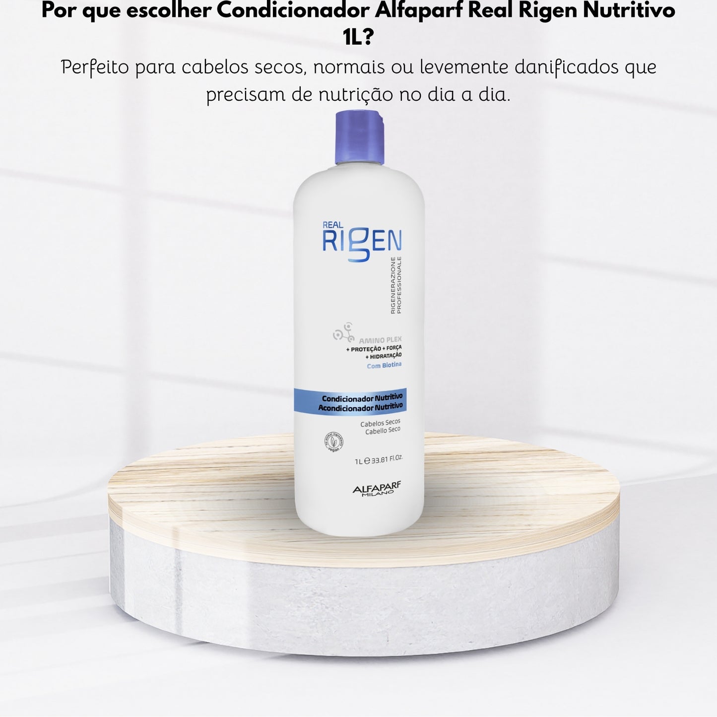 Condicionador Alfaparf Real Rigen Nutritivo 1 Litro