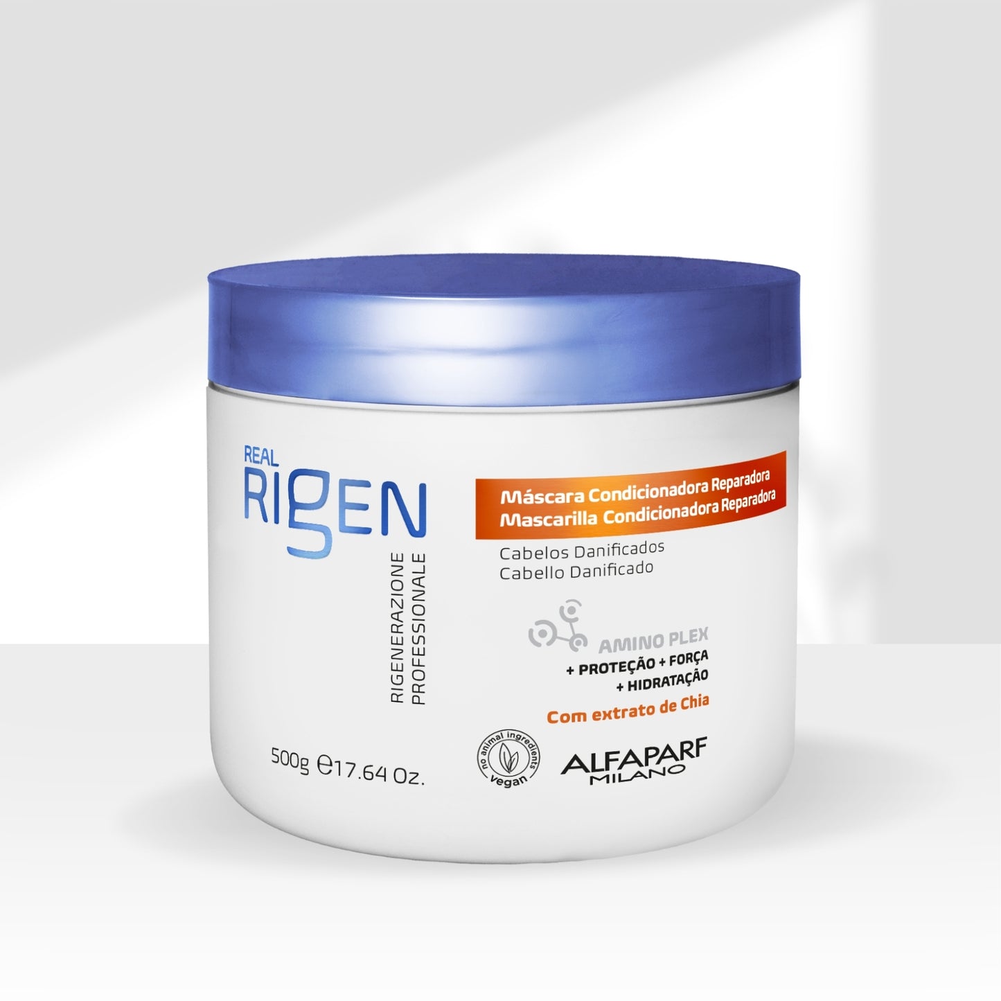 Máscara Alfaparf Real Rigen Condicionadora Reparadora 500 g