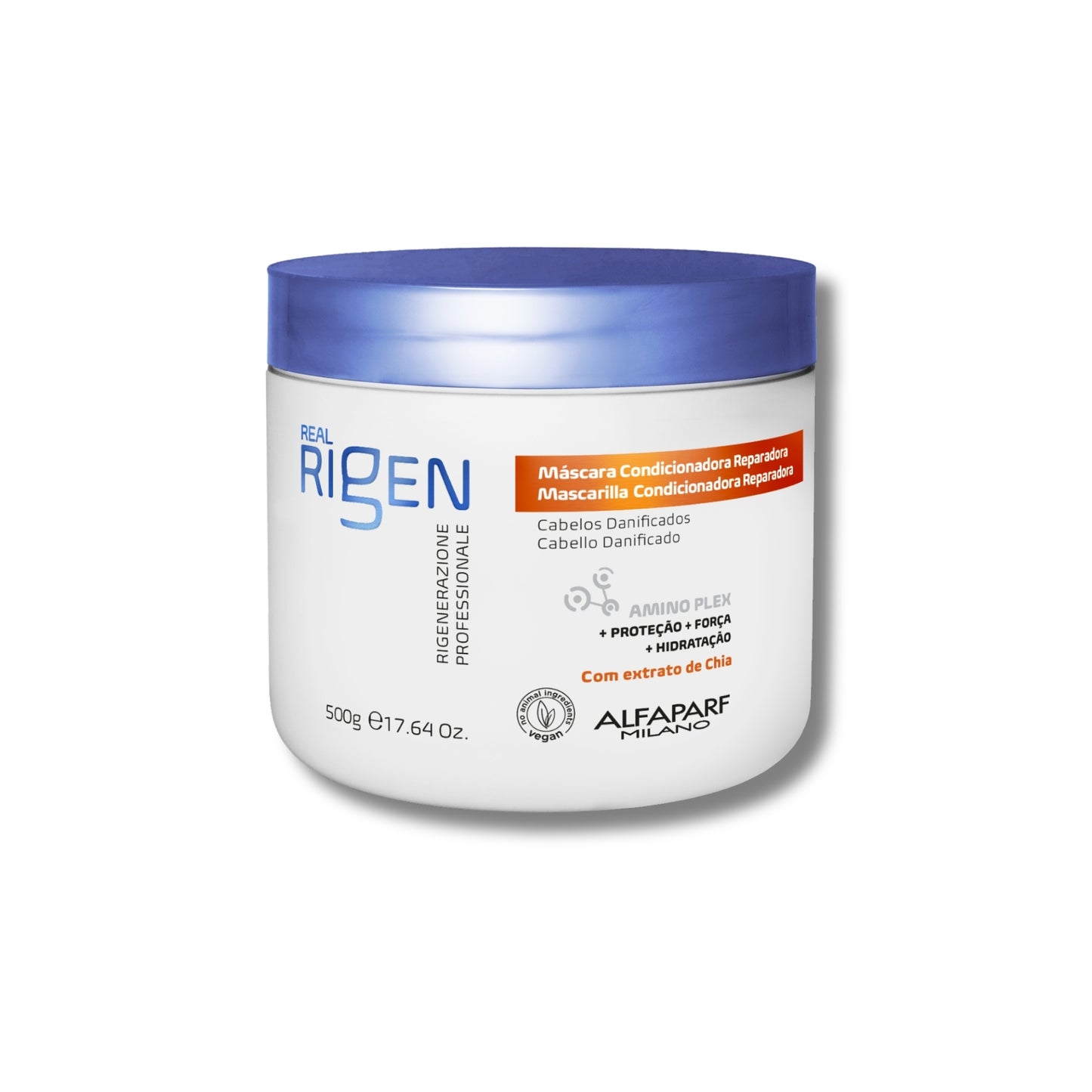 Máscara Alfaparf Real Rigen Condicionadora Reparadora 500 g