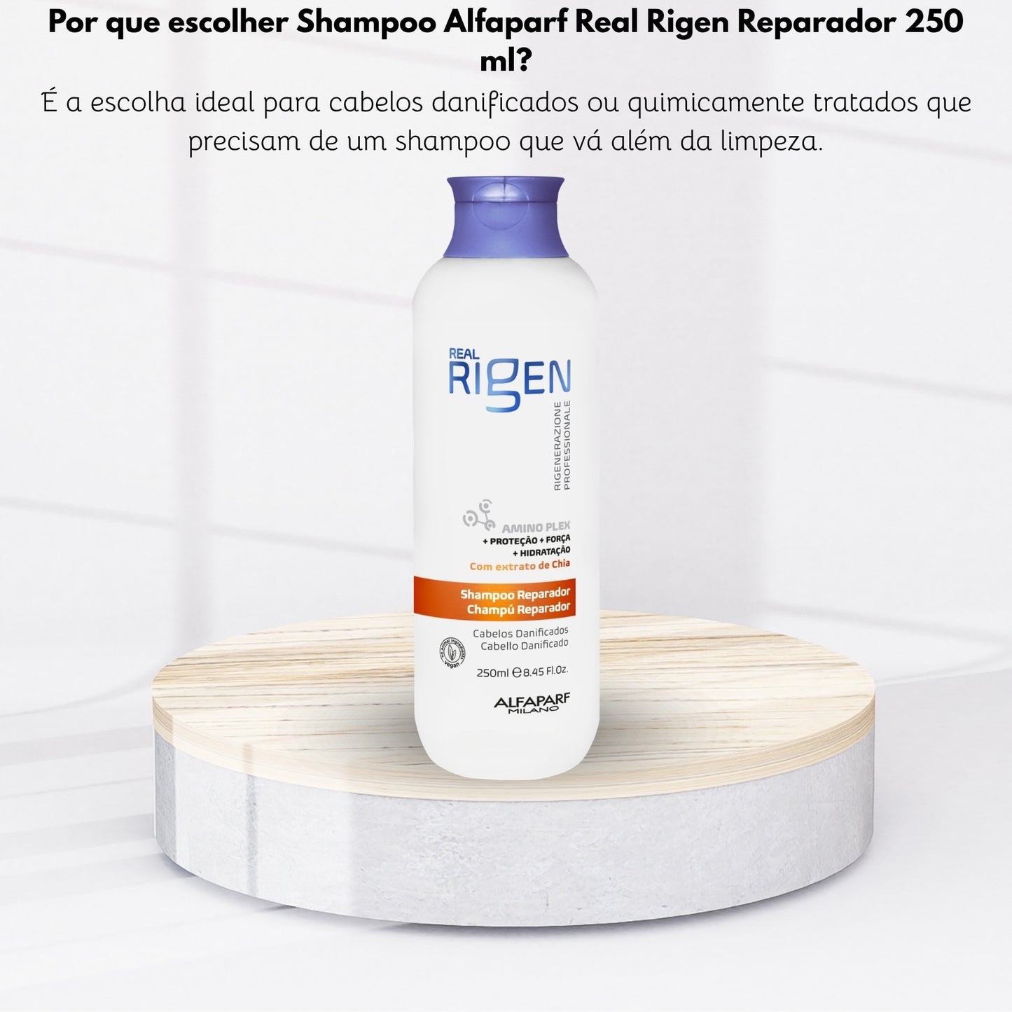 Shampoo Alfaparf Real Rigen Reparador 250 ml