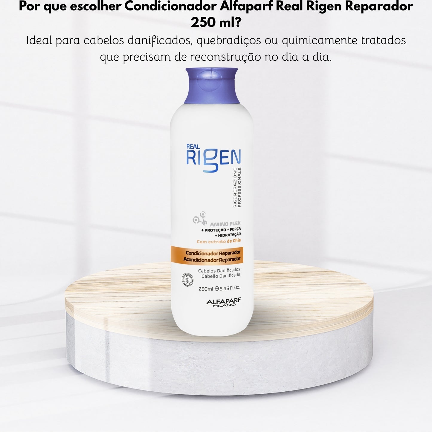 Condicionador Alfaparf Real Rigen Reparador 250 ml