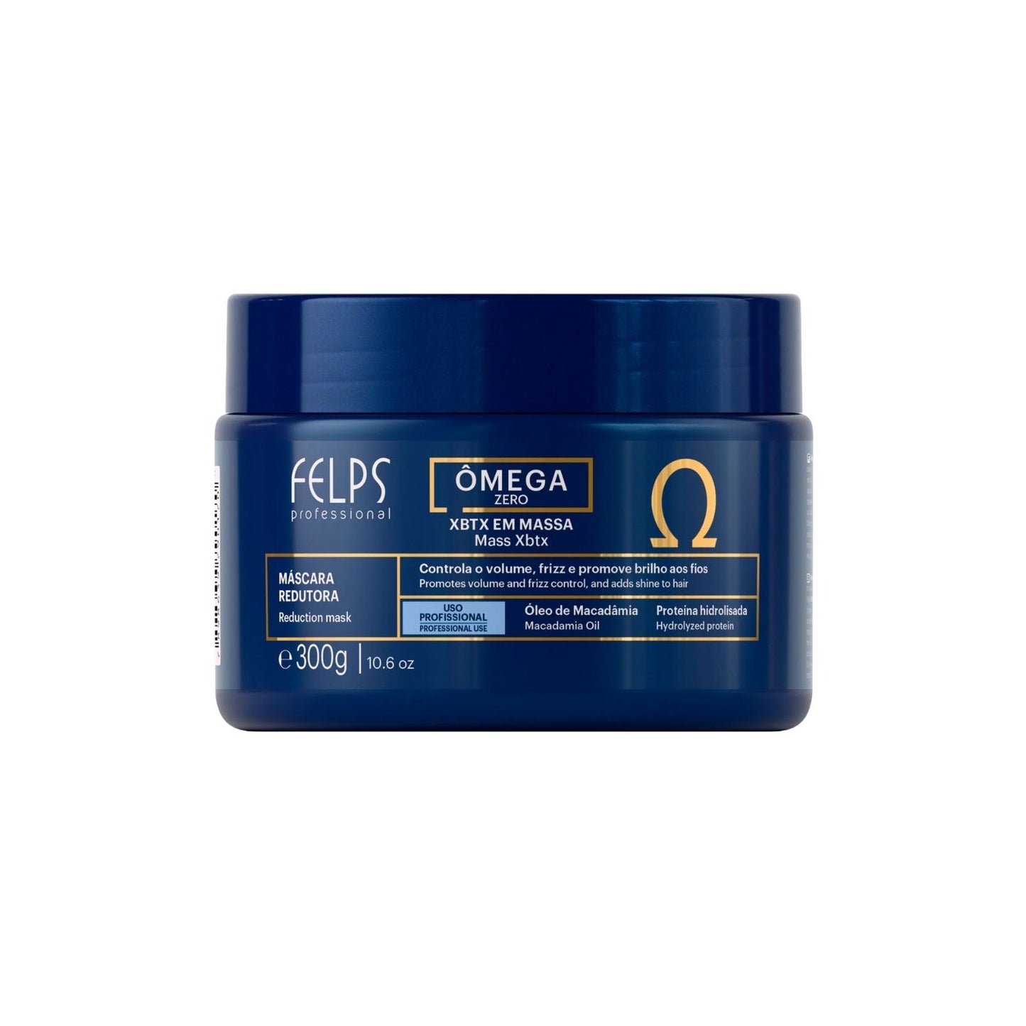 Botox Capilar Felps Omega Zero Redutor de Volume 300 g