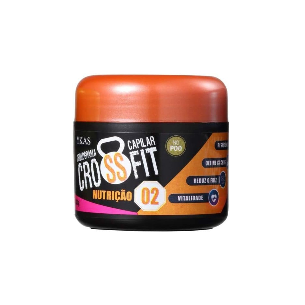 Máscara Ykas Crossfit Cronograma Capilar Máscara de Nutrição 100 g