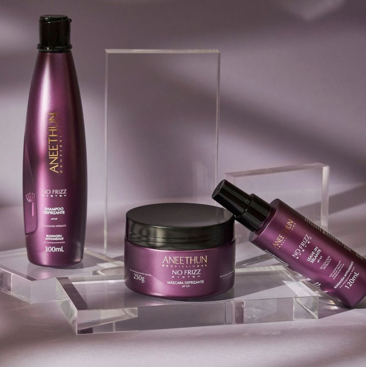 Máscara Aneethun No Frizz Defrizante 250 g