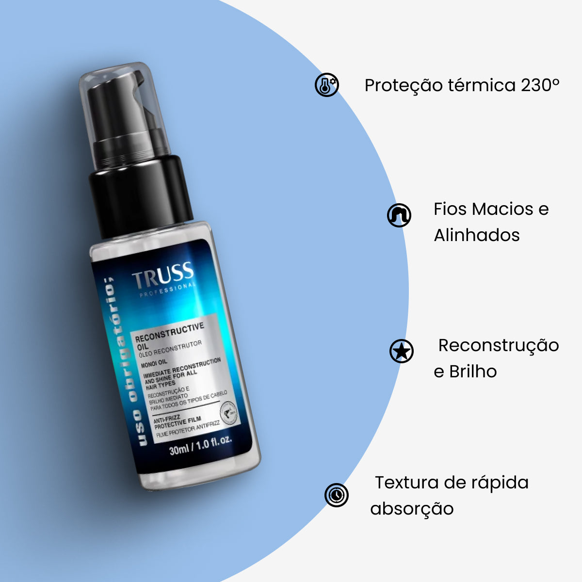 Oleo Truss Uso Obrigatório Reconstrutor 30 ml