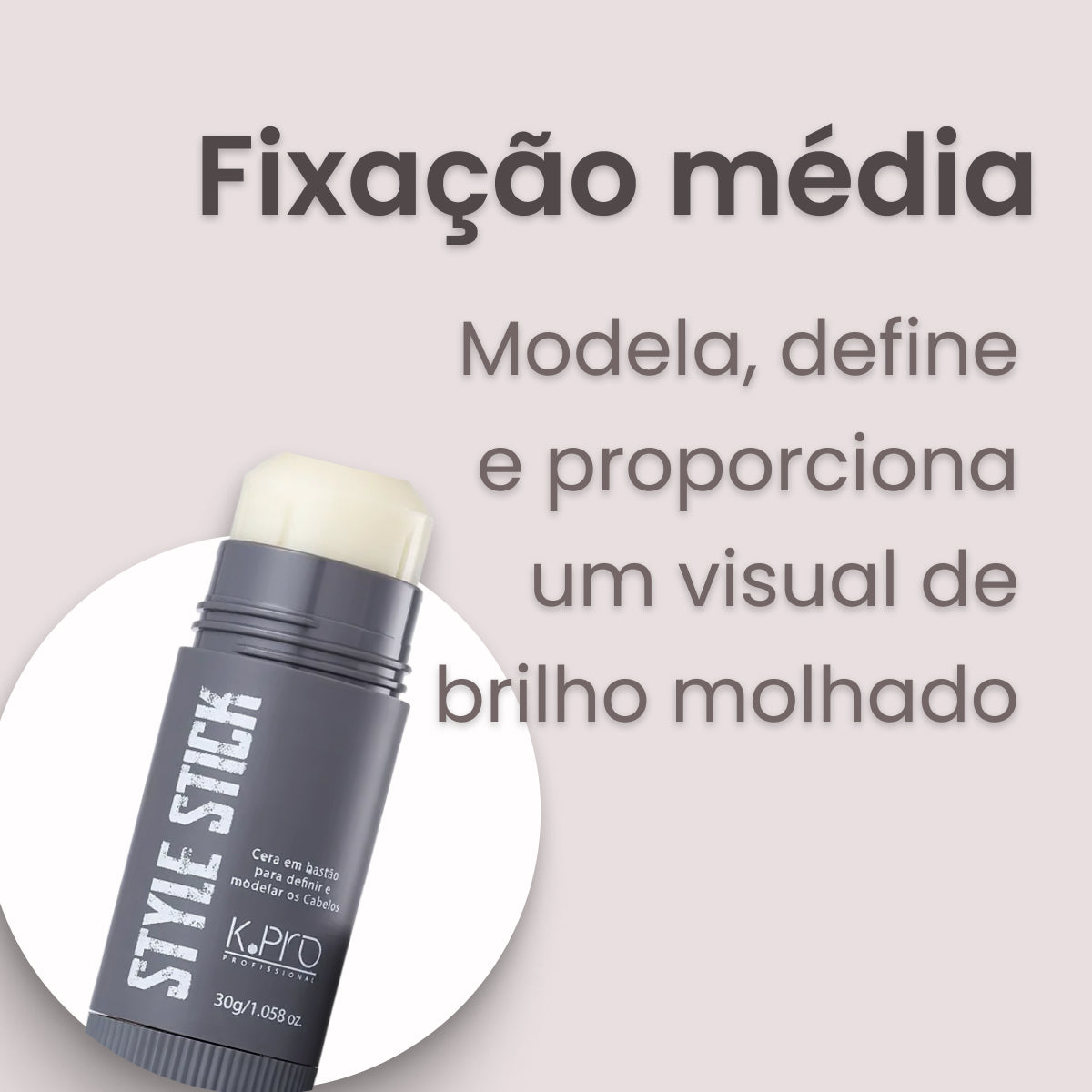 K.Pro Style Stick Cera em Bastão 30 g