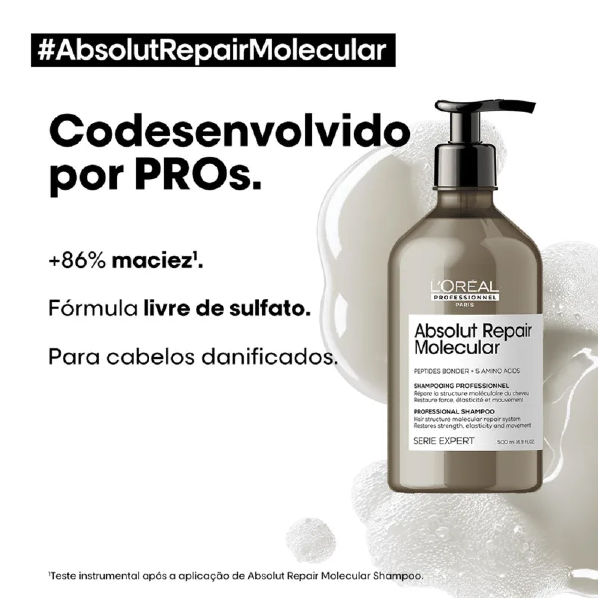 Shampoo Loreal Absolut Repair Molecular 1500 ml