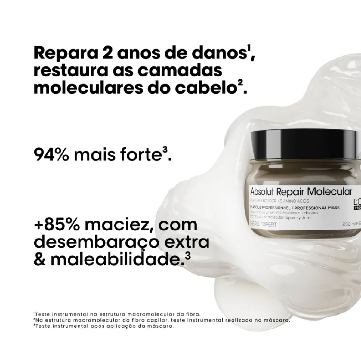 Máscara Loreal Absolut Repair Molecular 250 ml