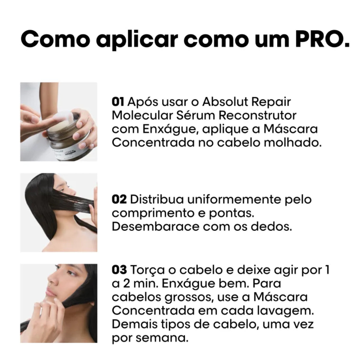 Máscara Loreal Absolut Repair Molecular 250 ml