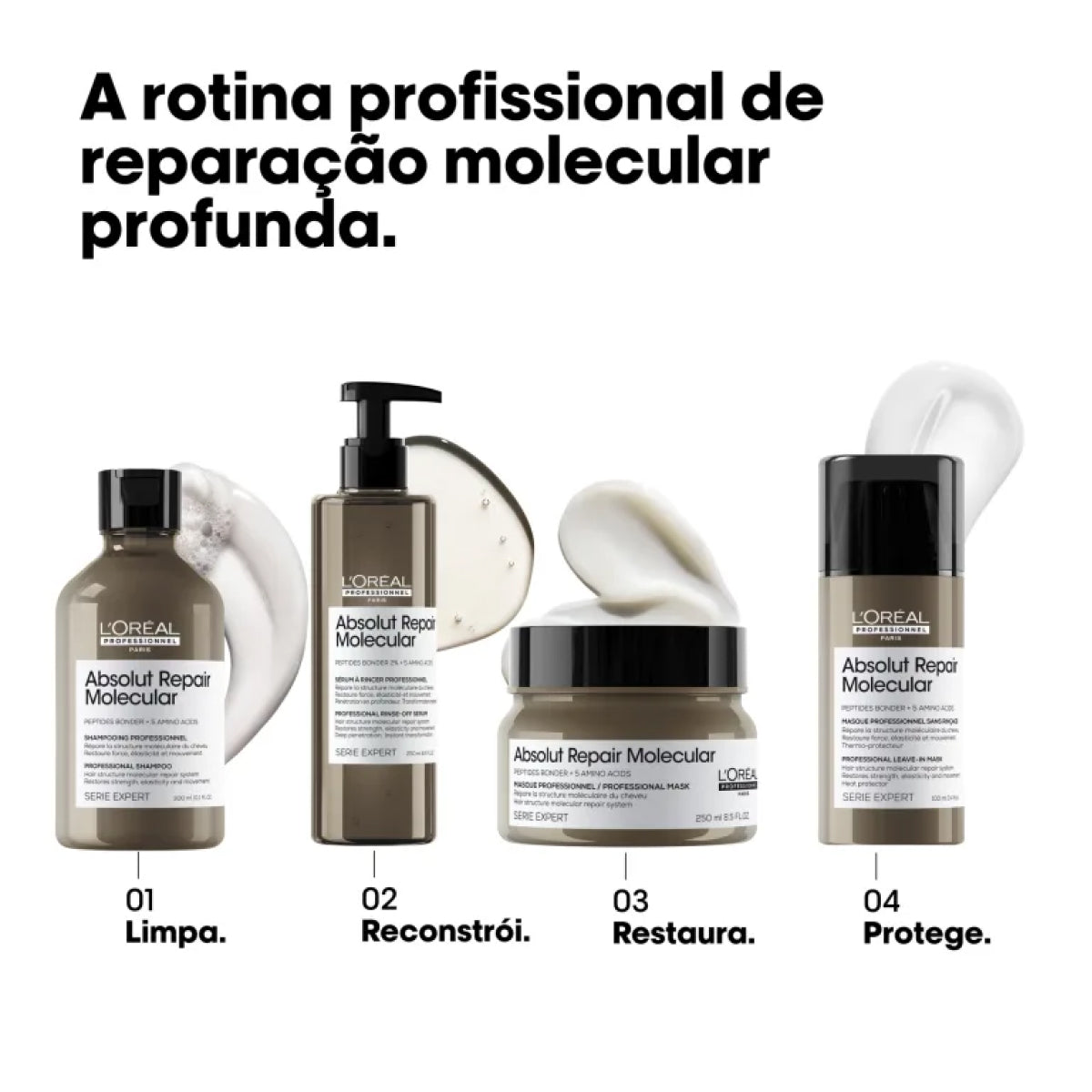 Máscara Loreal Absolut Repair Molecular 250 ml