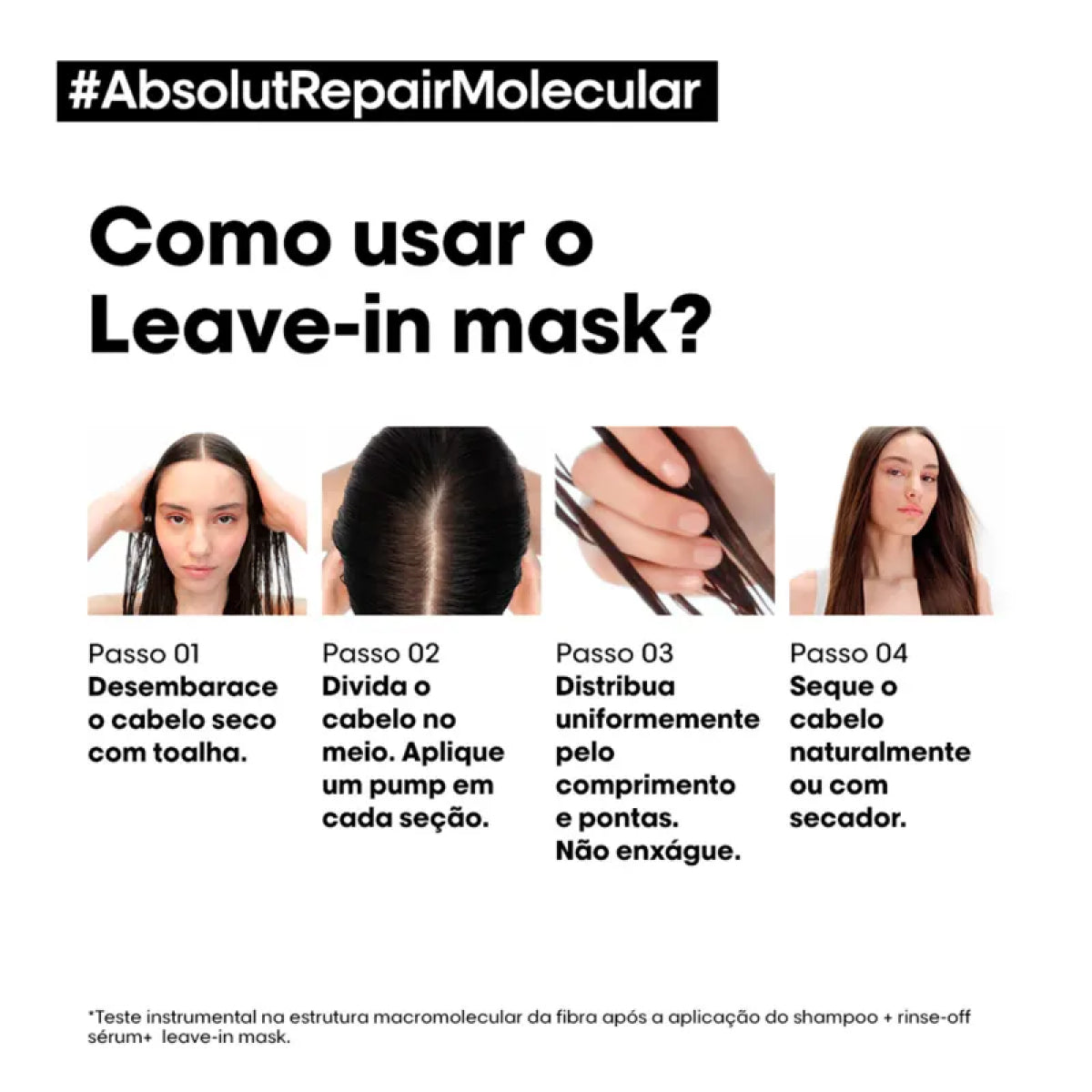 Leave-in Loreal Absolut Repair Molecular Máscara 100 ml