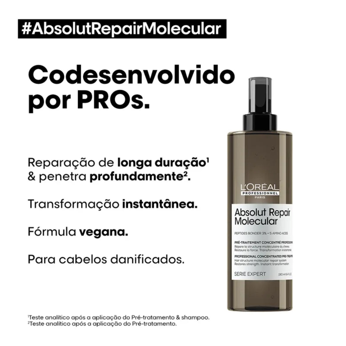 Loreal Absolut Repair Molecular Pré-Tratamento Capilar 190 ml