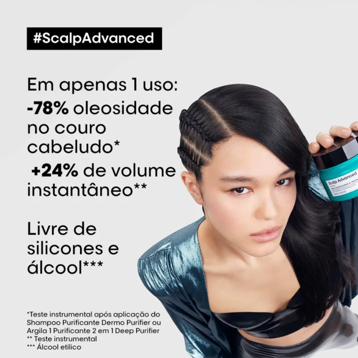 Máscara Loreal Scalp Advanced 2 em 1 500 ml