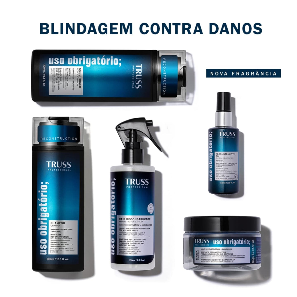 Truss Uso Obrigatório Tratamento Líquido Reconstrutor 260 ml