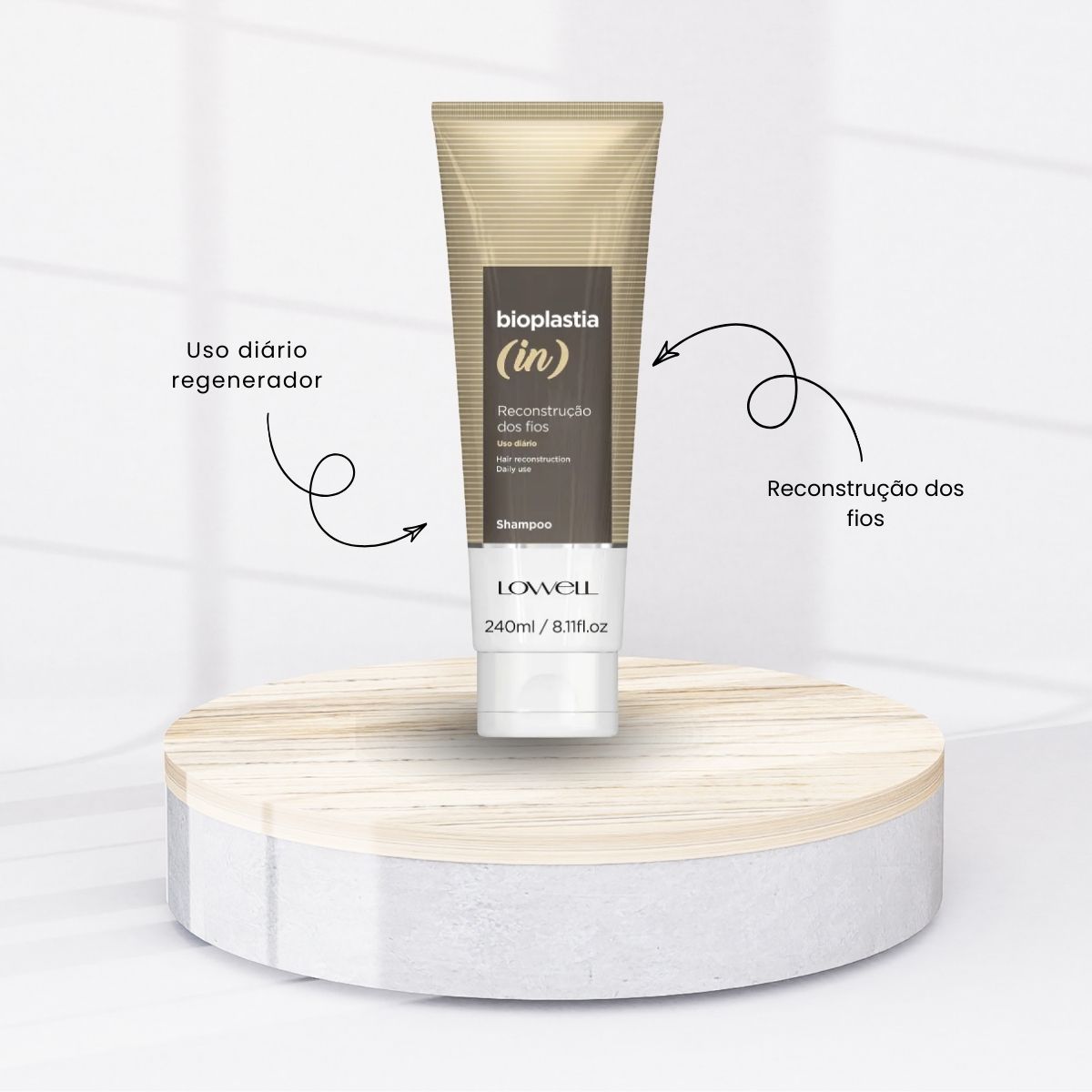 Shampoo Lowell Bioplastia in 240 ml