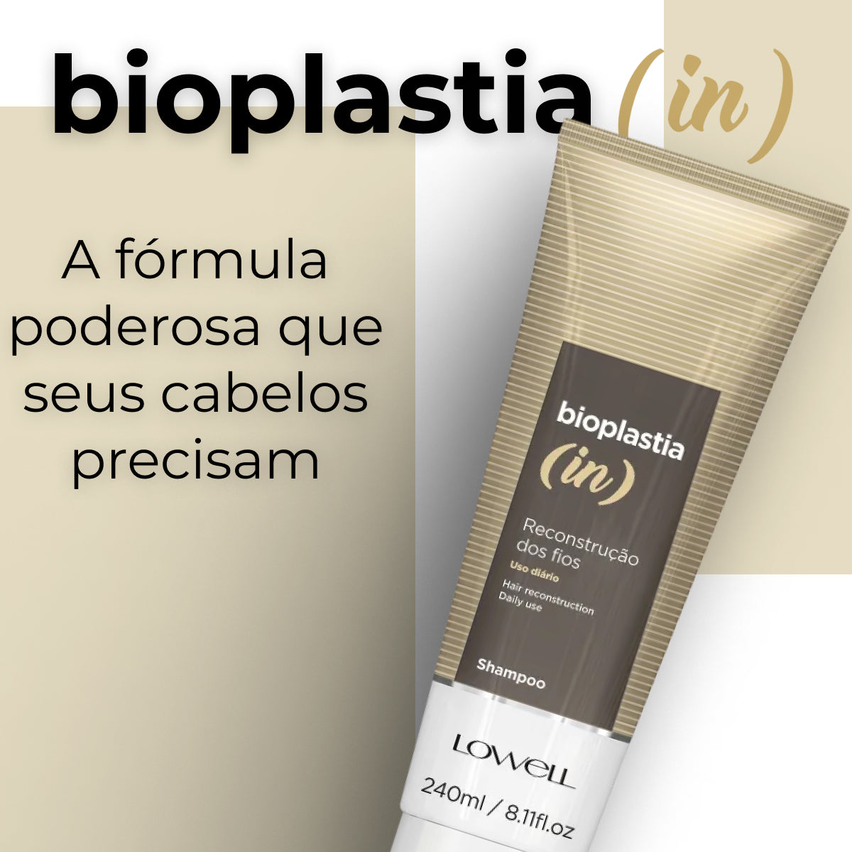 Shampoo Lowell Bioplastia in 240 ml
