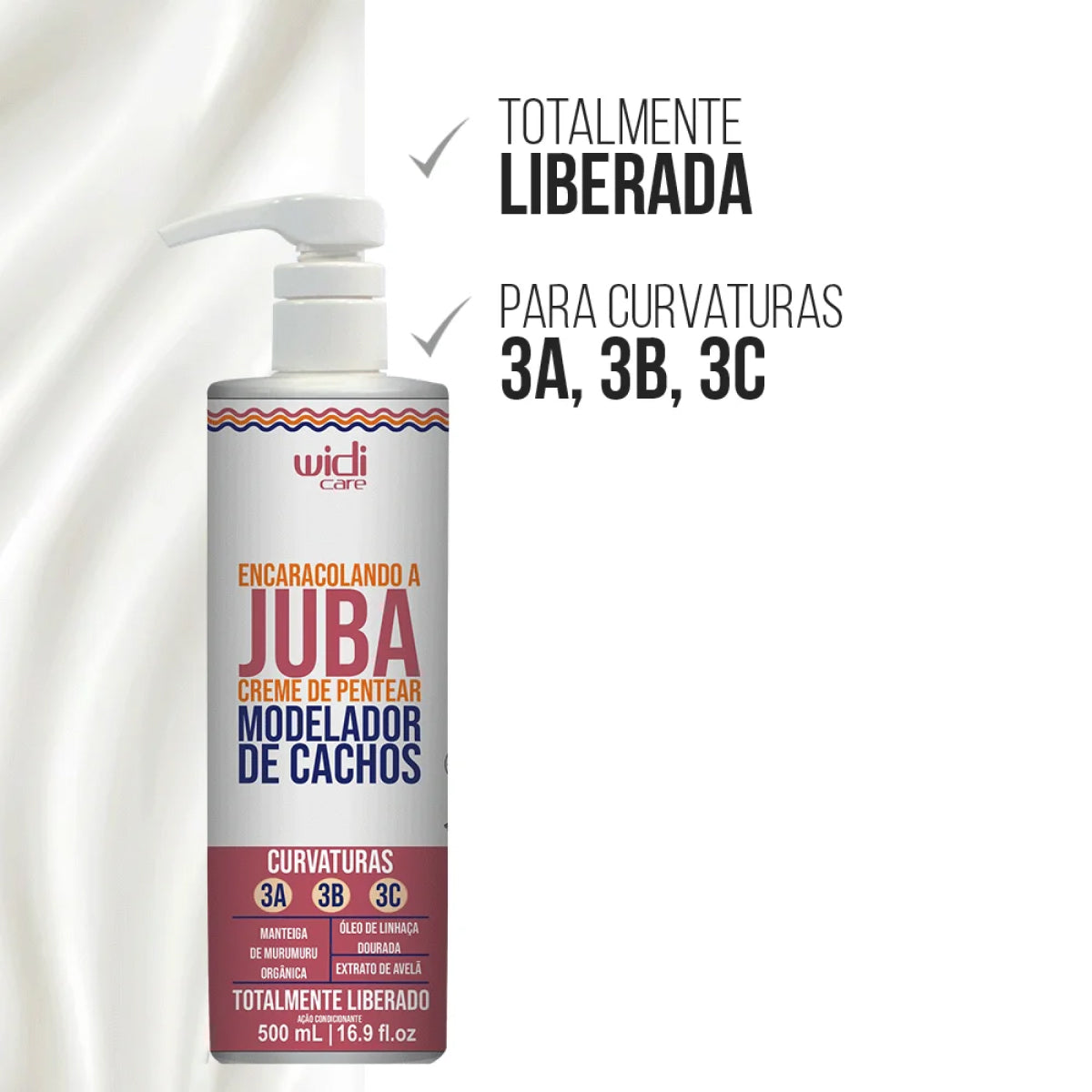 Creme de Pentear Widi Care Encaracolando a Juba 500 ml