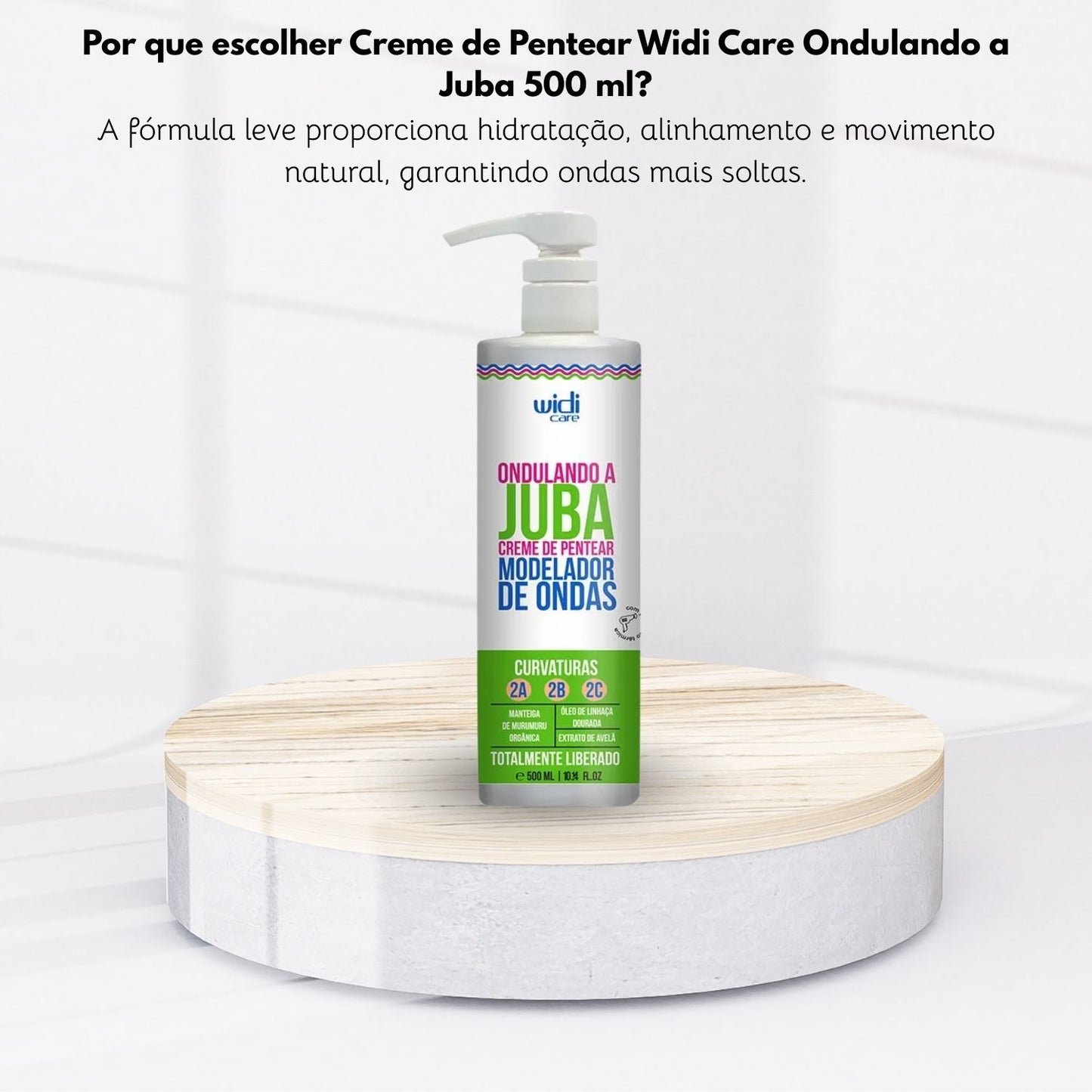 Creme de Pentear Widi Care Ondulando a Juba 500 ml