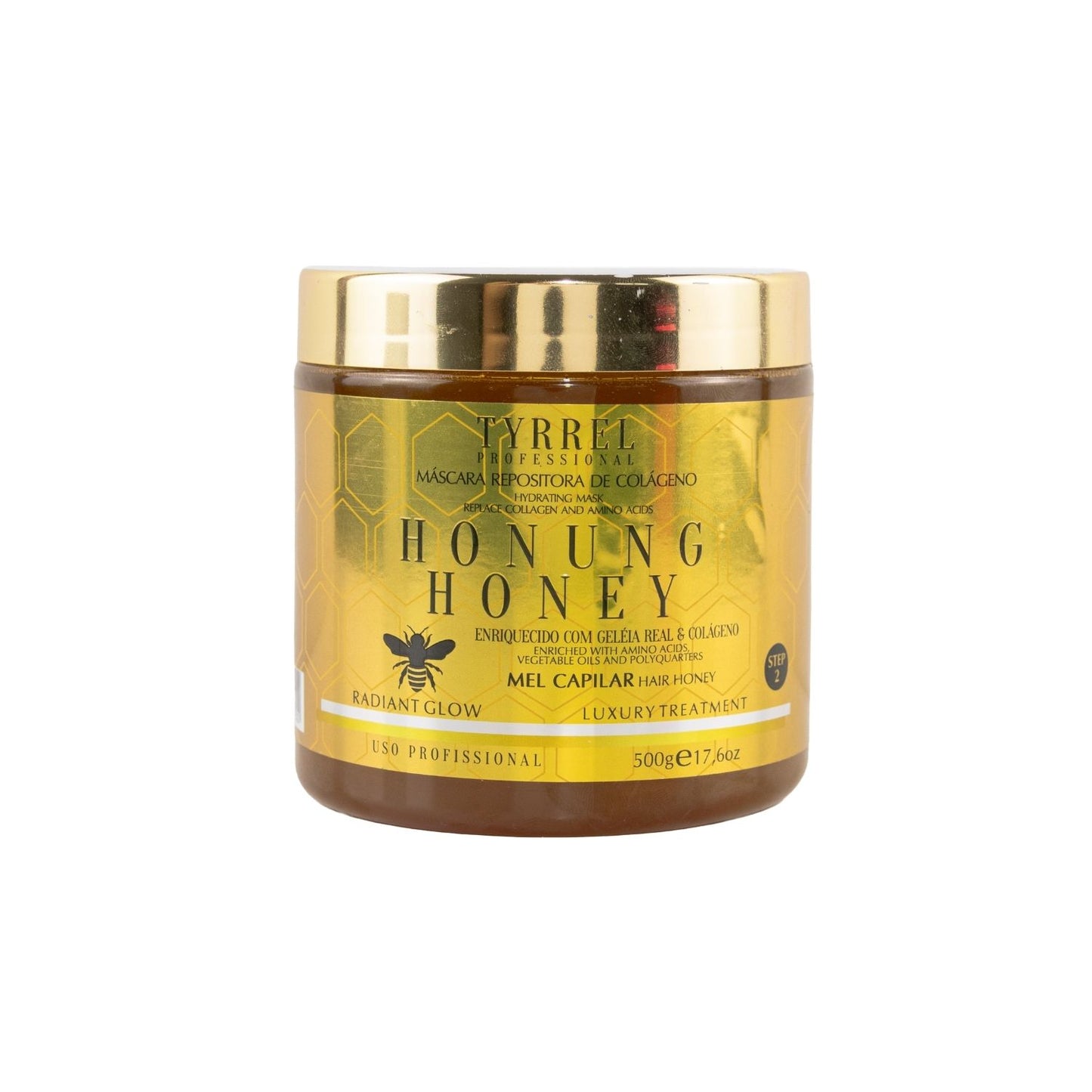 Máscara Tyrrel Honung Honey Repositora de Colágeno 500 g
