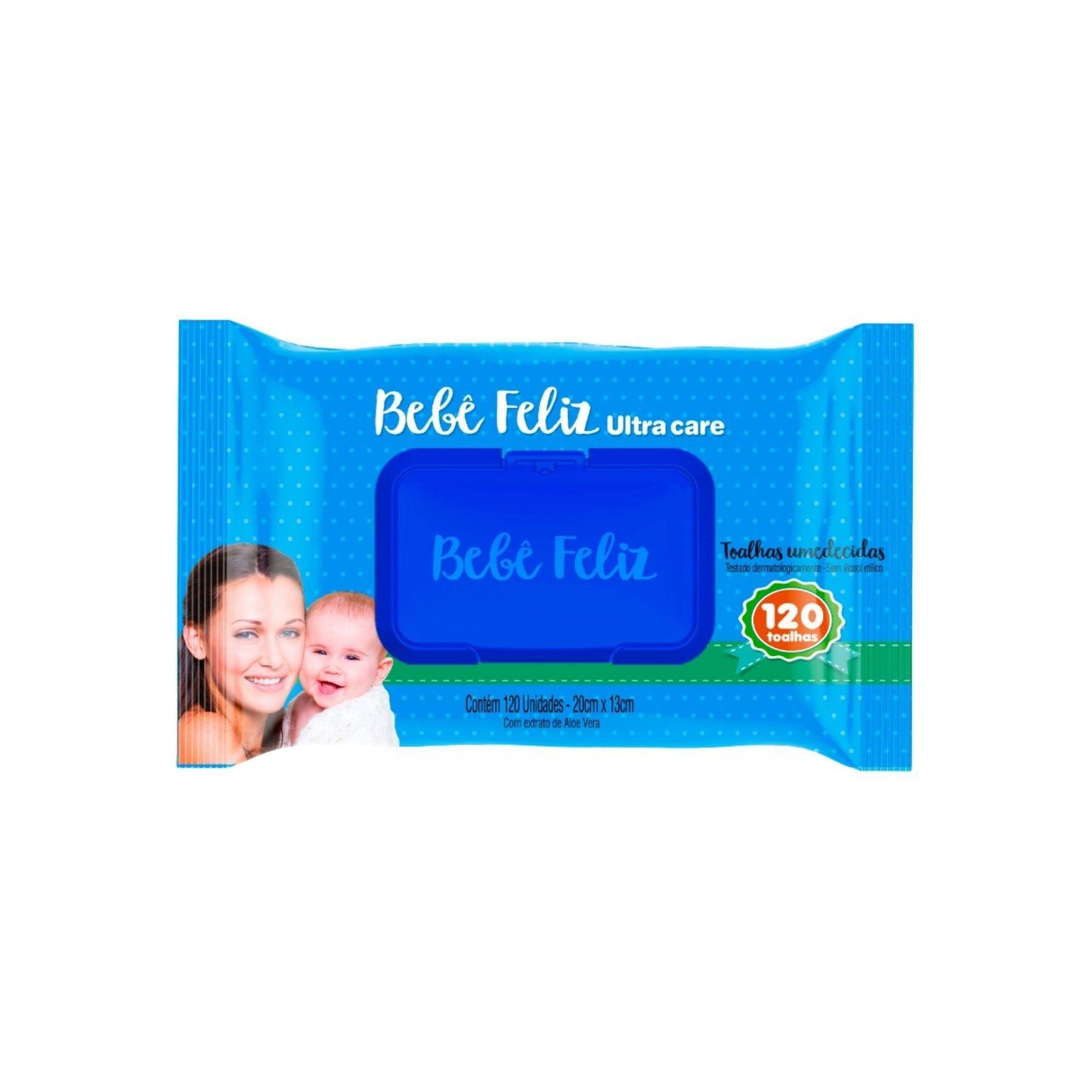 Bebê Feliz Toalhas Umedecidas 120 Folhas