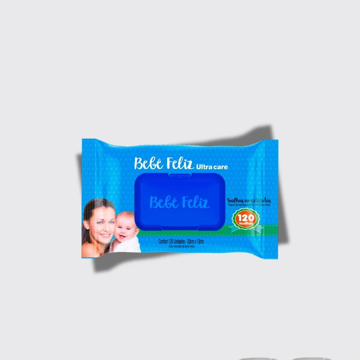 Bebê Feliz Toalhas Umedecidas 120 Folhas