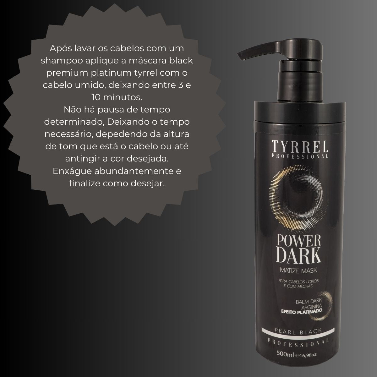 Máscara Tyrrel Power Dark 500 ml