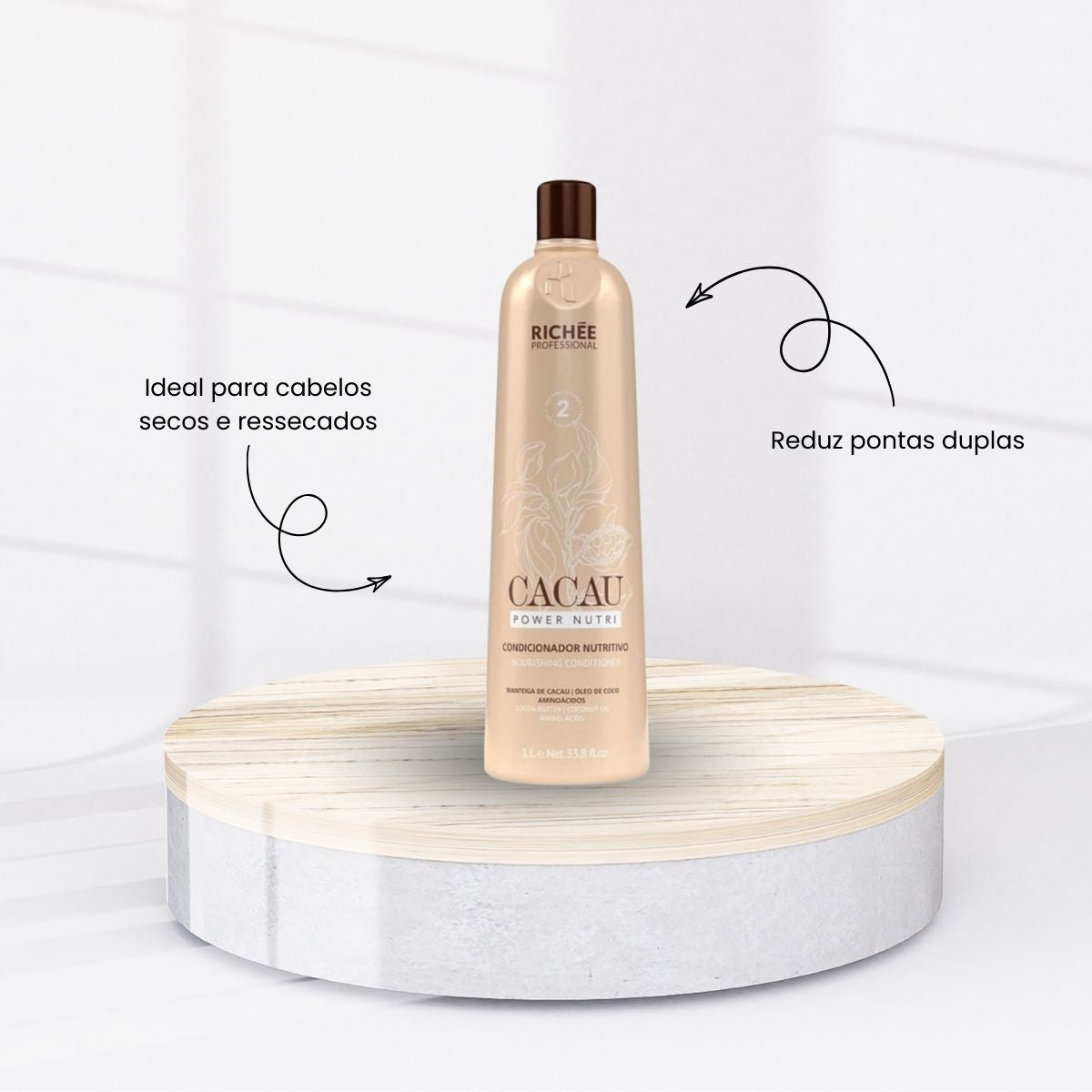 Shampoo Richée Cacau Power Nutri 1 Litro
