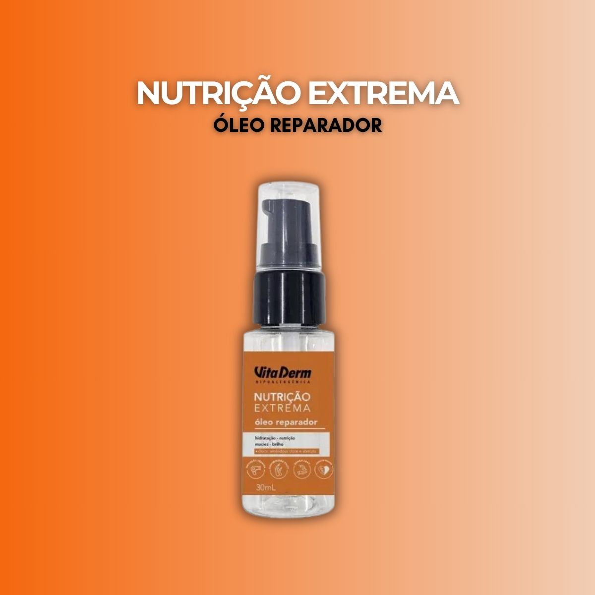 Oleo Vita Derm Reparador Nutriçao Extrema 30 ml