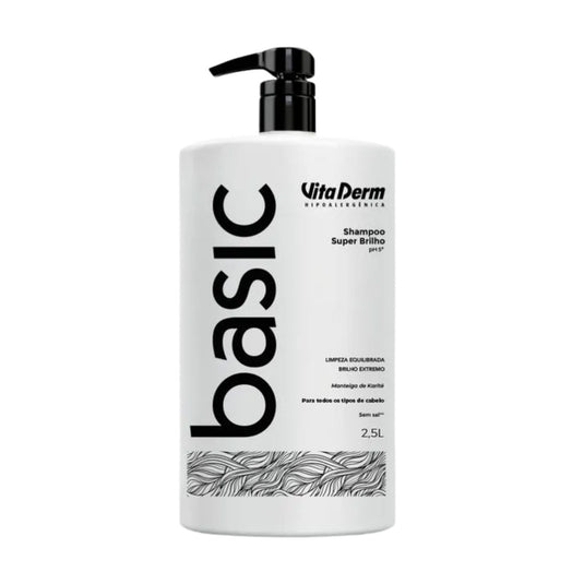 Shampoo Vita Derm Basic Super Brilho 2,5L