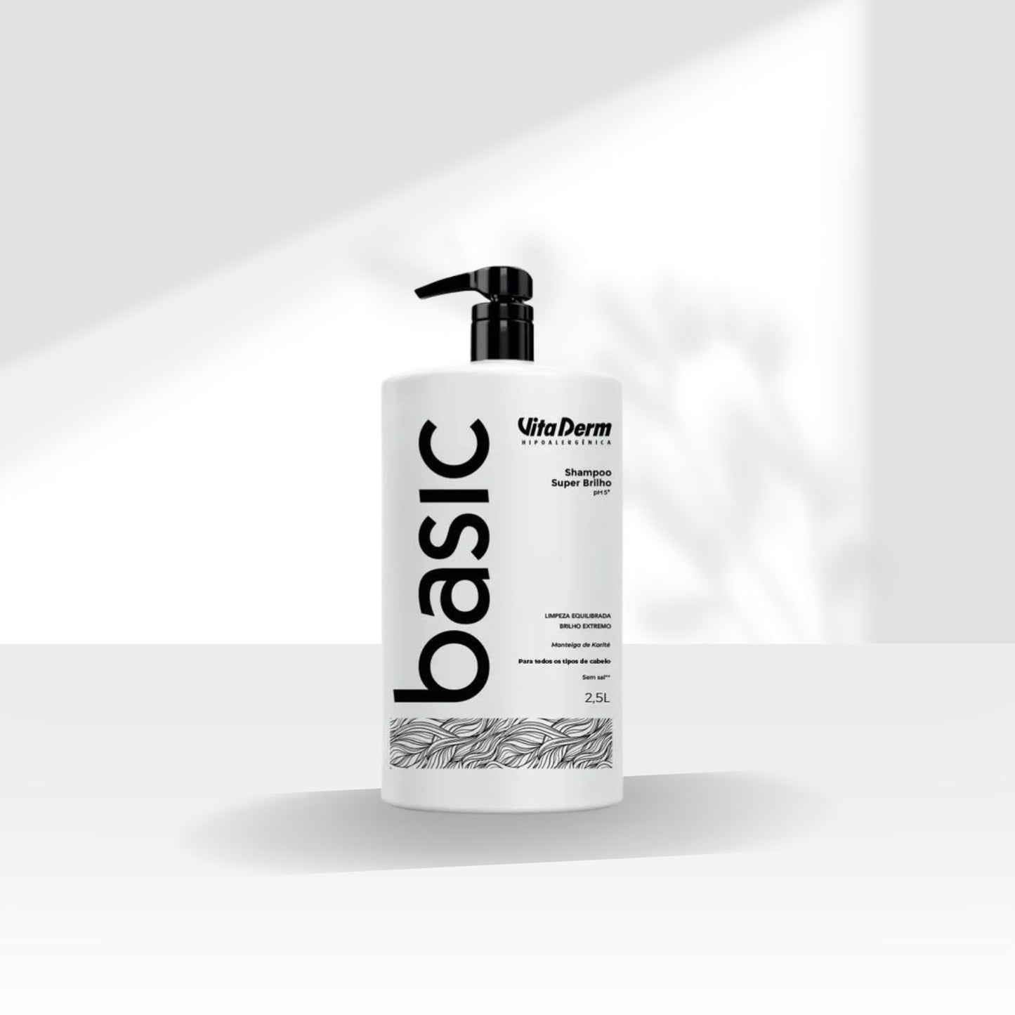 Shampoo Vita Derm Basic Super Brilho 2,5L