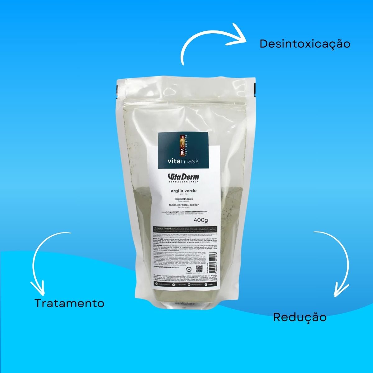 Vita Derm Argila Verde 400 g