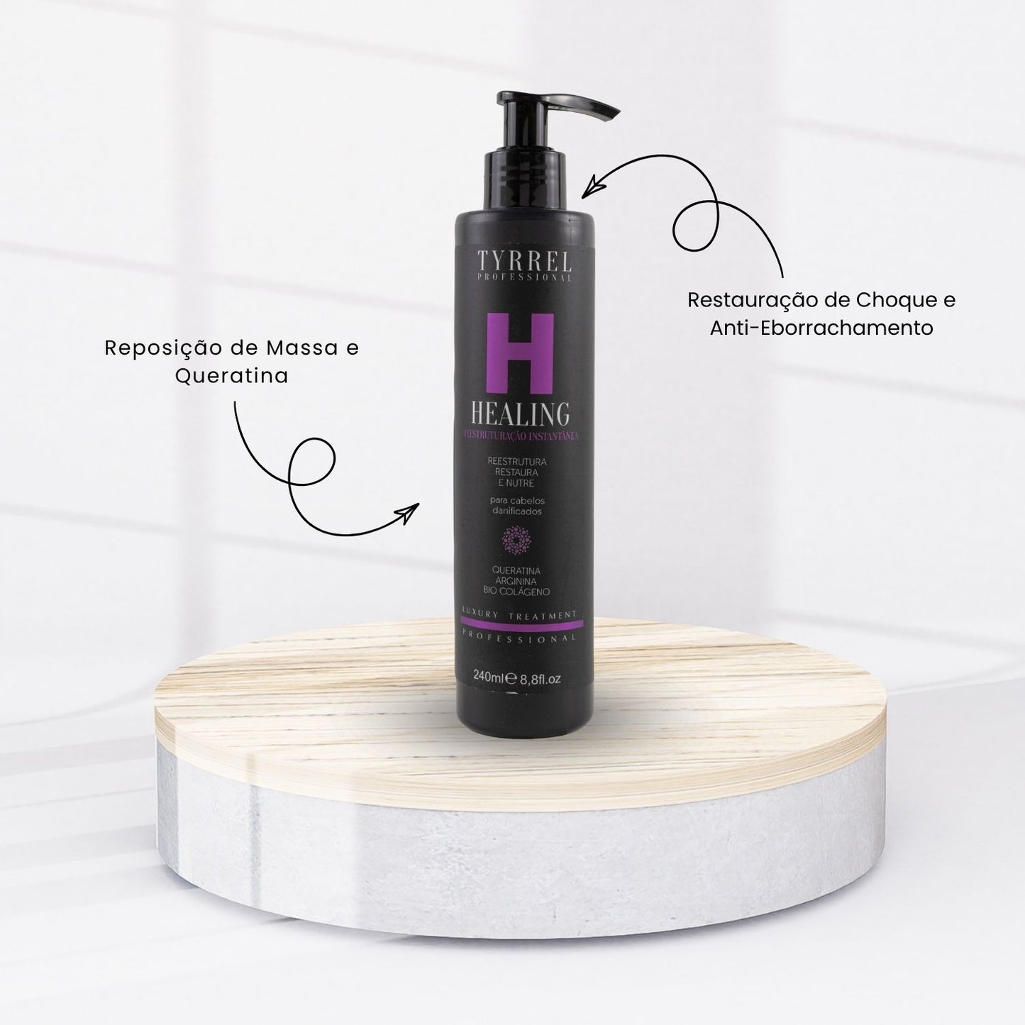 Tyrrel Healing Restauração Instantânea Queratina 240 ml