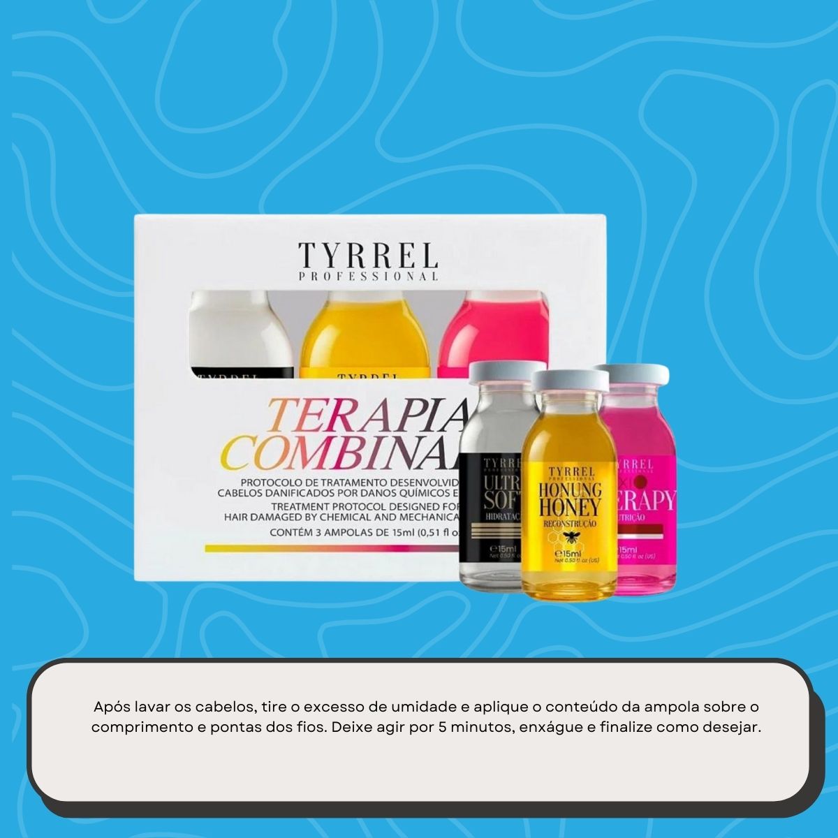 Kit Tyrrel Terapia Combinada com 3 Ampolas 15 ml