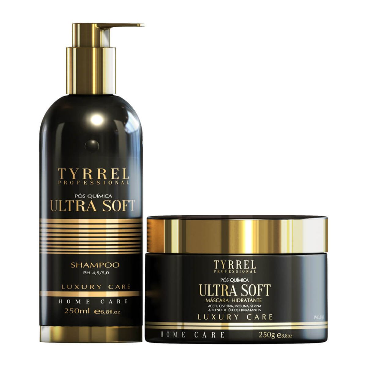 Kit Tyrrel Ultra Soft Shampoo 250 ml e Máscara 250 g