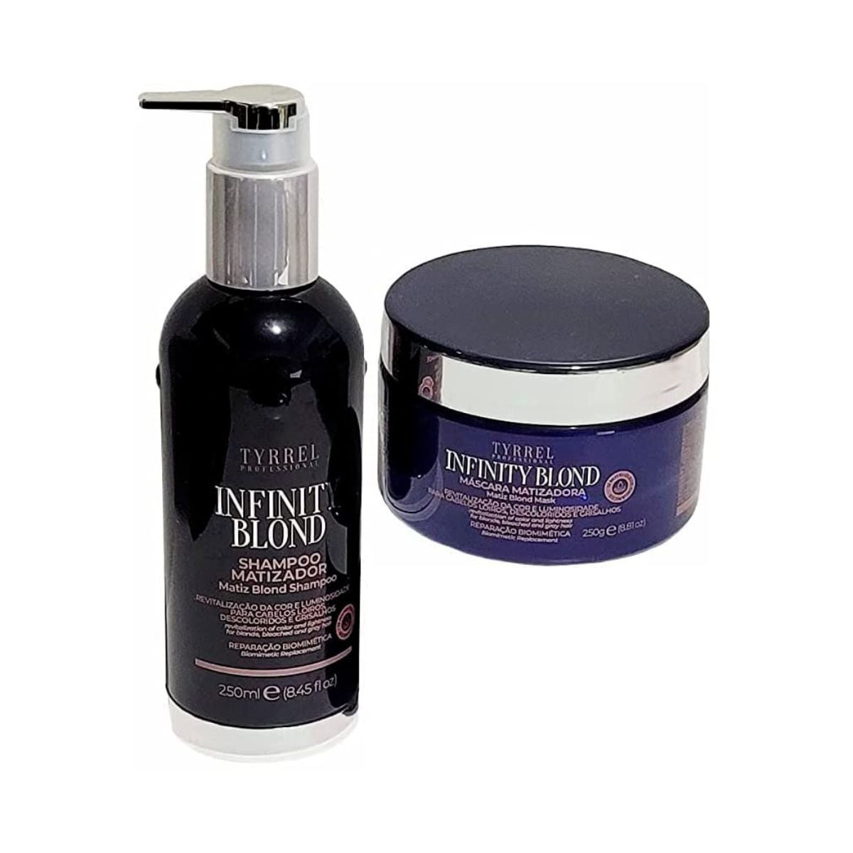 Kit Tyrrel Infinity Blond Shampoo e Máscara 250 ml
