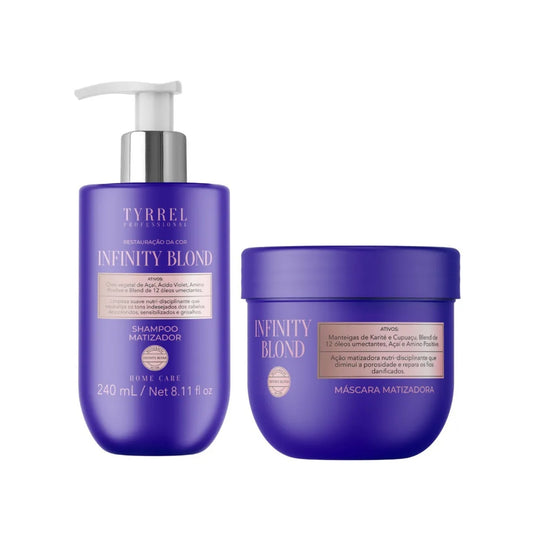 Kit Tyrrel Infinity Blond Shampoo e Máscara 250 ml