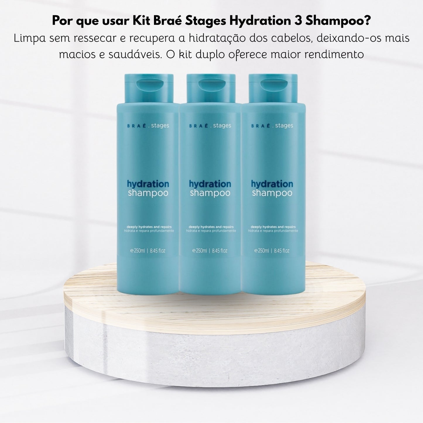 Kit Braé Stages Hydration 3 Shampoo 250 ml