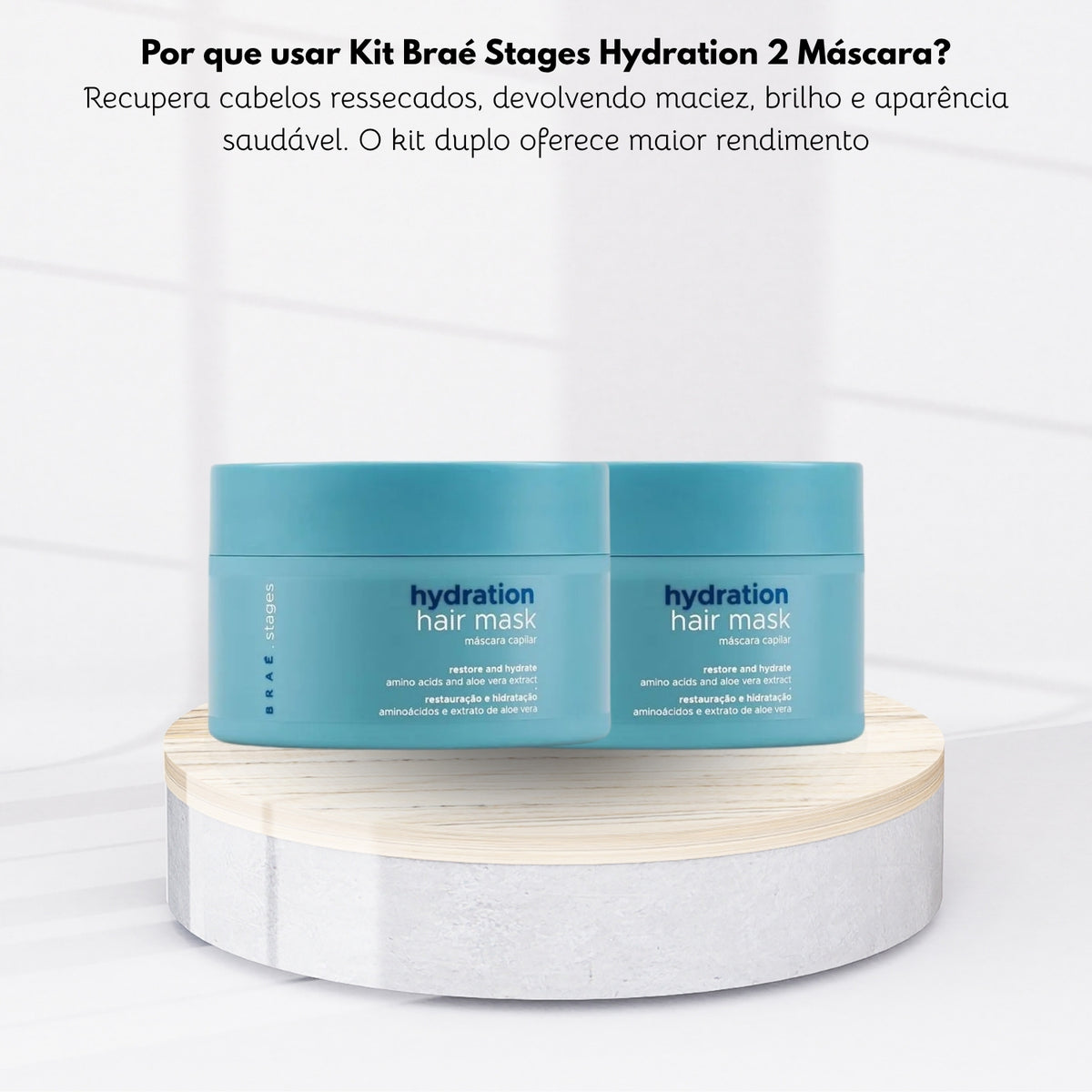 Kit Braé Stages Hydration 2 Máscara 200 g