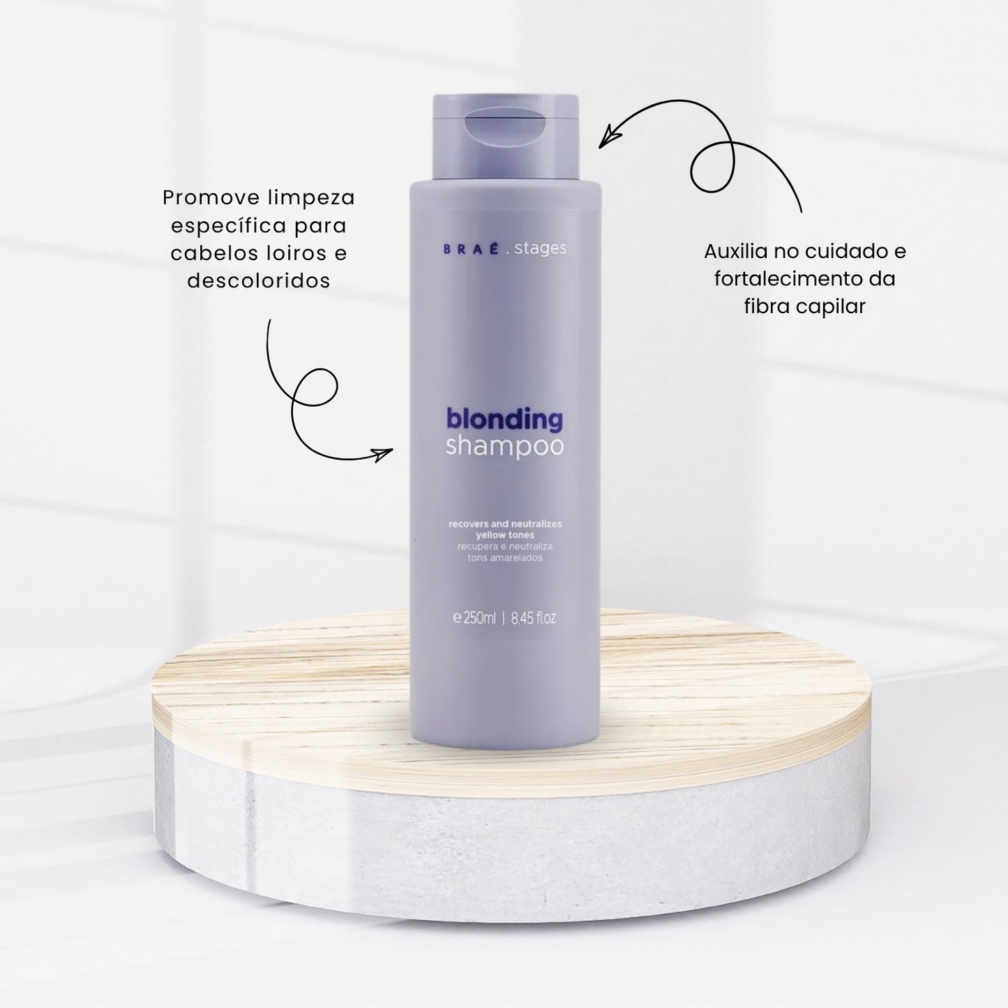Kit Braé Stages Blonding 3 Shampoo 250 ml