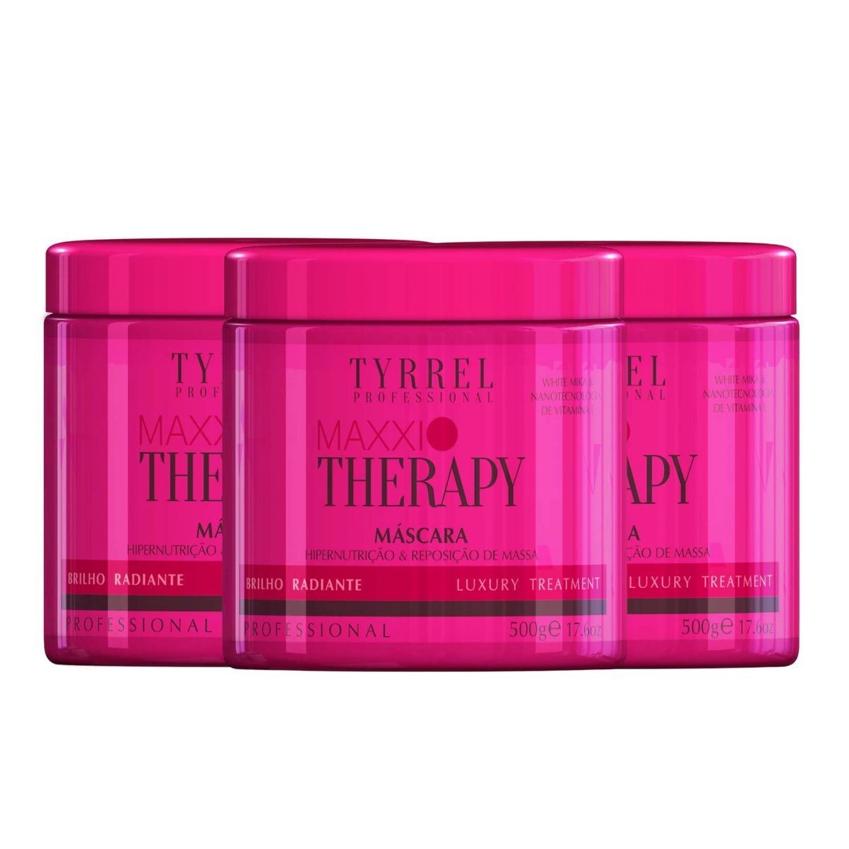 Kit Tyrrel Maxxi Therapy 3 Máscara Hipernutrição 500 g