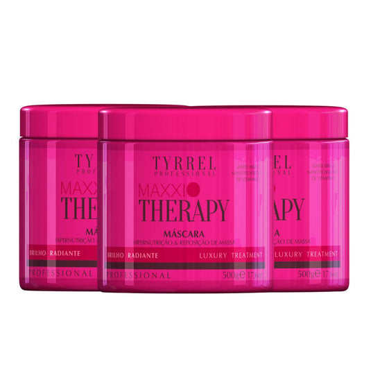 Kit Tyrrel Maxxi Therapy 3 Máscara Hipernutrição 500 g